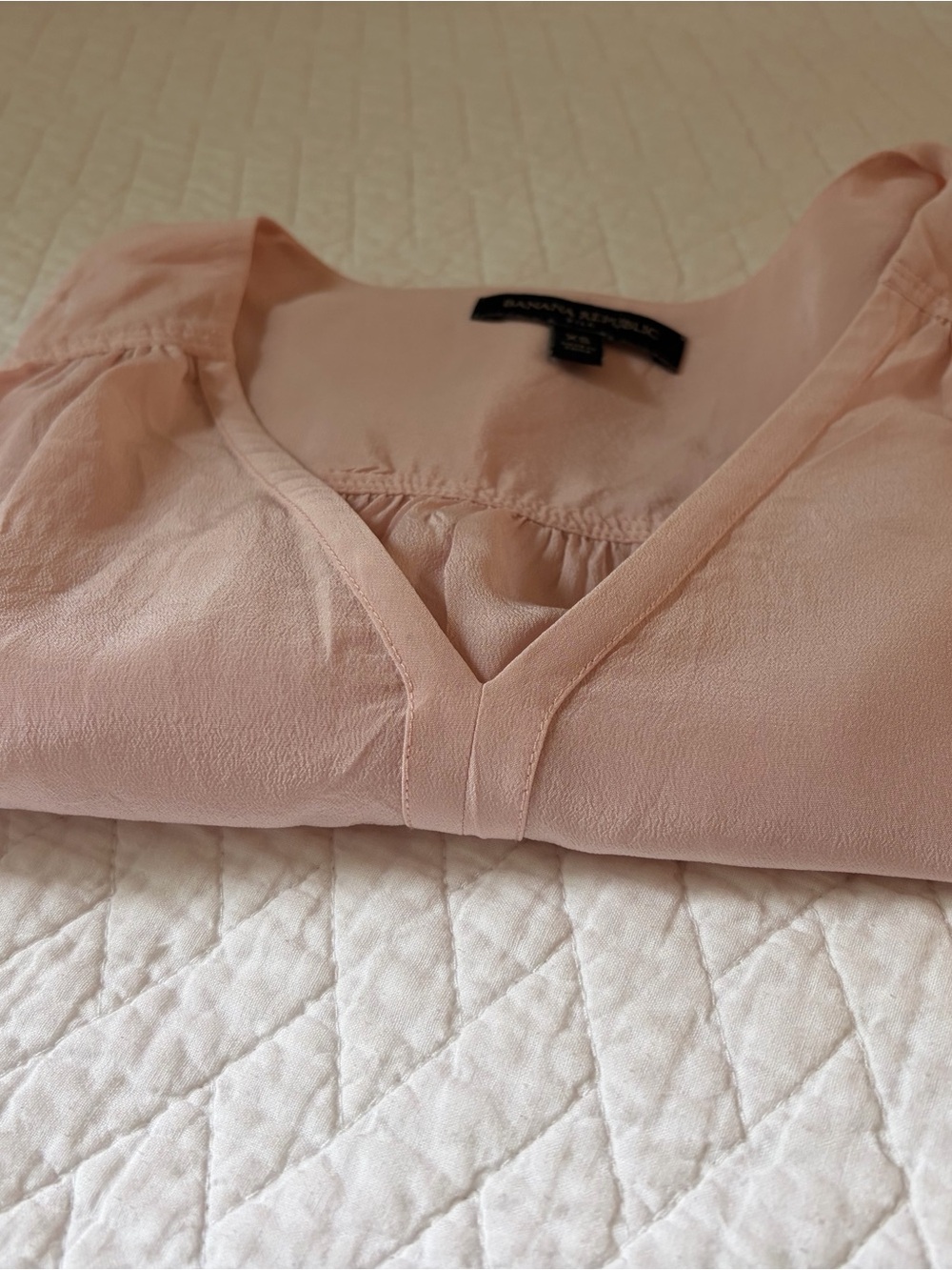 Banana Republic Silk V-Neck Blouse